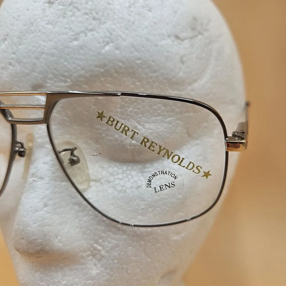 Burt Reynolds Hollywood Walk Of Fame Eyeglass Frames WF-4B Gunmetal/Gold 140mm